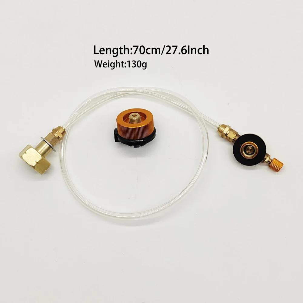 Газовая плита для кемпинга на открытом воздухе Пропановый адаптер для заправки баллона Конвертер для заправки баллона Муфта для подключения Аксессуары