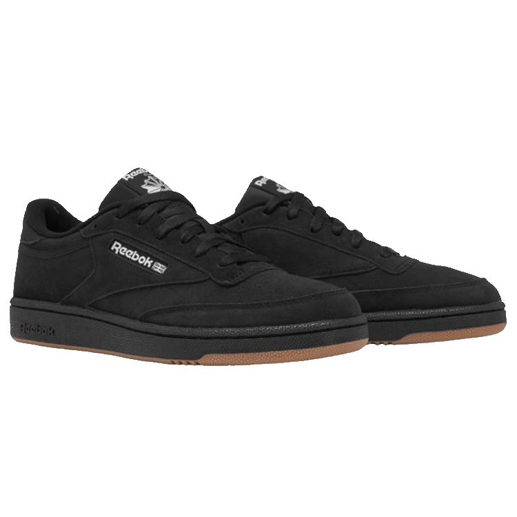 Reebok Club C 85 Замшевые Унисекс Черные 100074449