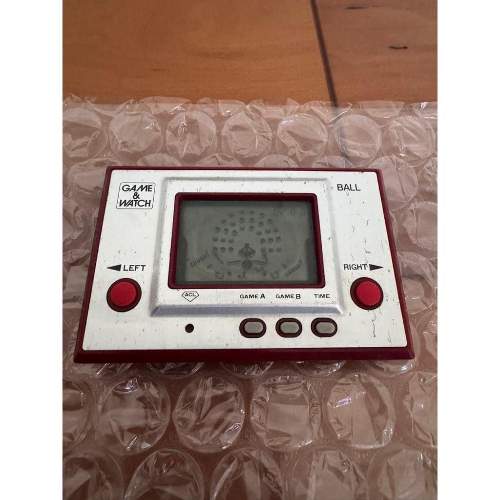 Б/у [Рабочий продукт] Ранняя версия Nintendo GAME&WATCH BALL Игровые часы