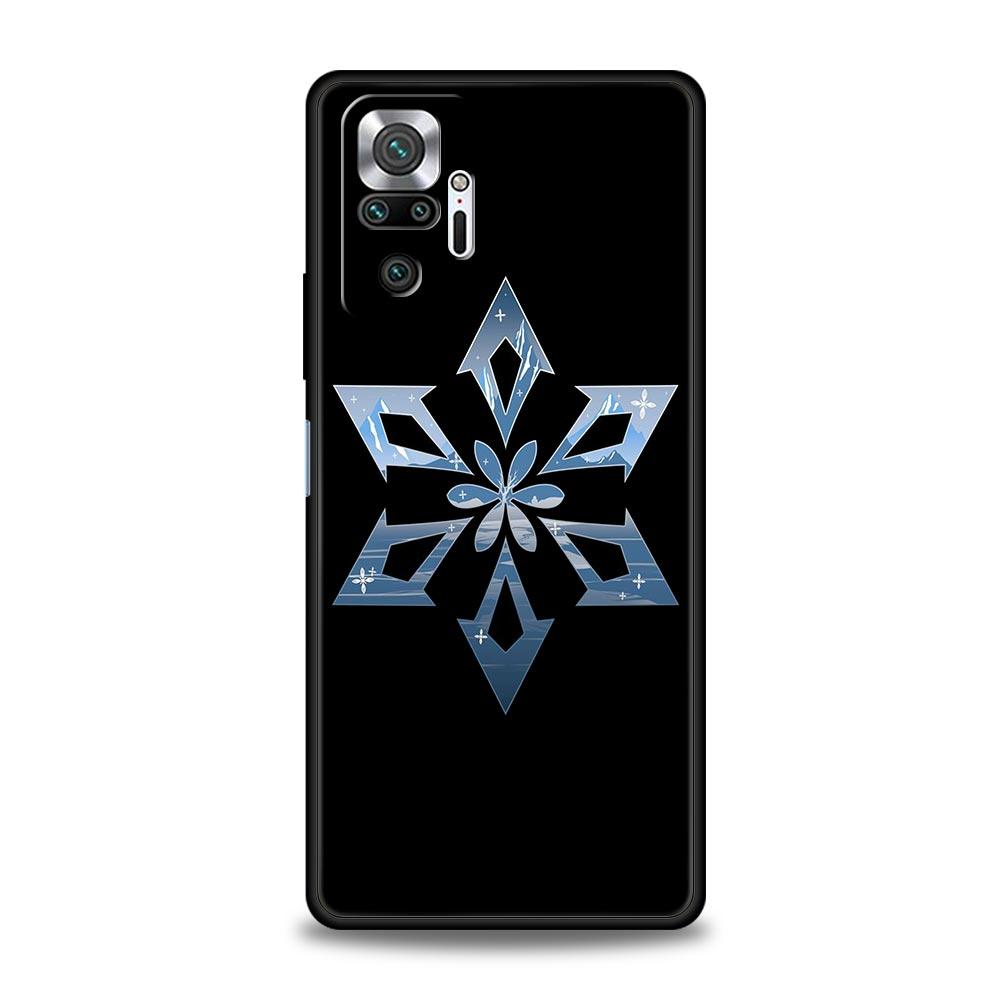 Милый логотип Genshin impact для Xiaomi Redmi Note 11 10 9 8 Pro, чехол для телефона 10S 9S 7 8T 9T 9A 8A 9C K50 K40 Gaming 11T 5G, мягкий чехол