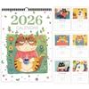 Family Planner 2026 Calendar 12 Monthly Wall Calendar Funny Desktop Calendar Home Decor