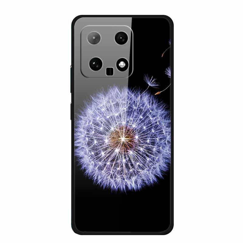 Чехол для телефона Xiaomi 14: Дизайн с разноцветными бабочками, Закаленное стекло, Креативный стиль, Хит продаж