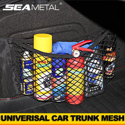 Сумка в багажник автомобиля, сетчатый органайзер на заднем сиденье, ящик для хранения автомобиля, сетчатая сумка, липкий держатель, волшебная лента