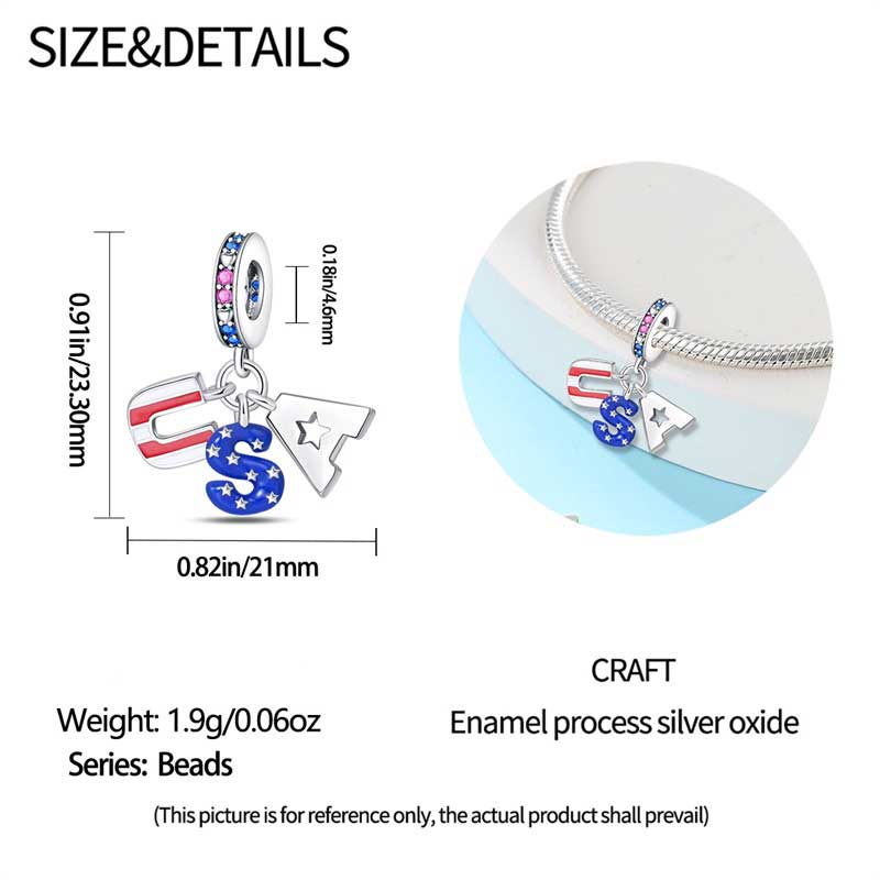 Fit Pan Оригинальный Браслет Американский Стиль Серия-США Набор из Трех Предметов Для Женщин Ювелирные Изделия Сделай Сам Бусины Новые Поступления