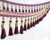 2/3/5M Tassel Fringe Edging Trim Curtains Tassel Trim Lace Sewing Crafts Cushions Furnishings Upholstery Home Funiture DIY Decor