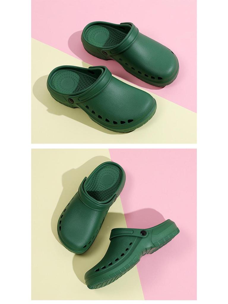 Нескользящие хирургические сабо из ЭВА с закрытым носком для мужчин и женщин - Дышащие, с мягкой подошвой, Идеальны для медицинского персонала