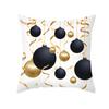 Platinum Christmas Pillow Cover New Peach Skin Printed Holiday Pillow Home Cushion