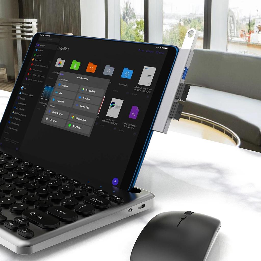 Концентратор USB C 4 в 1, 4-портовый мульти-USB-разветвитель типа C, концентратор типа c, док-станция USB2.0 + 3.0 с функцией OTG, для компьютерных аксессуаров Macbook Pro