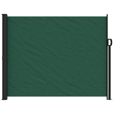 Retractable Side Awning Dark Green 160 X 600 Cm