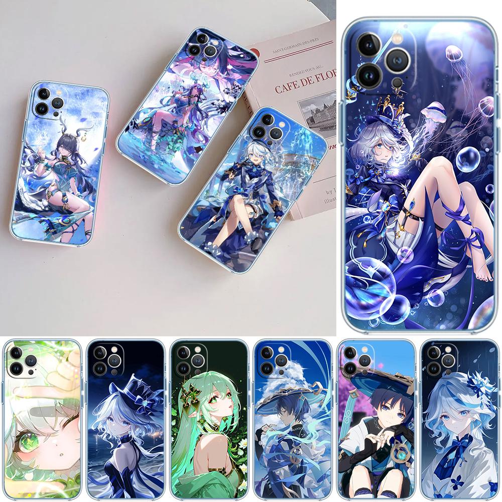 LO48 Genshin Impact Фурина Этер Чехол для LG K22 K30 K40 K40S K41 K42 K50 K50S K51 K51S K52 K61 K62 K71 K92 Q60 Q61 V40 V50 V60