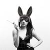 Rabbit Ears Mask Rabbit Mask Bunny Design Face Mask for Masquerade