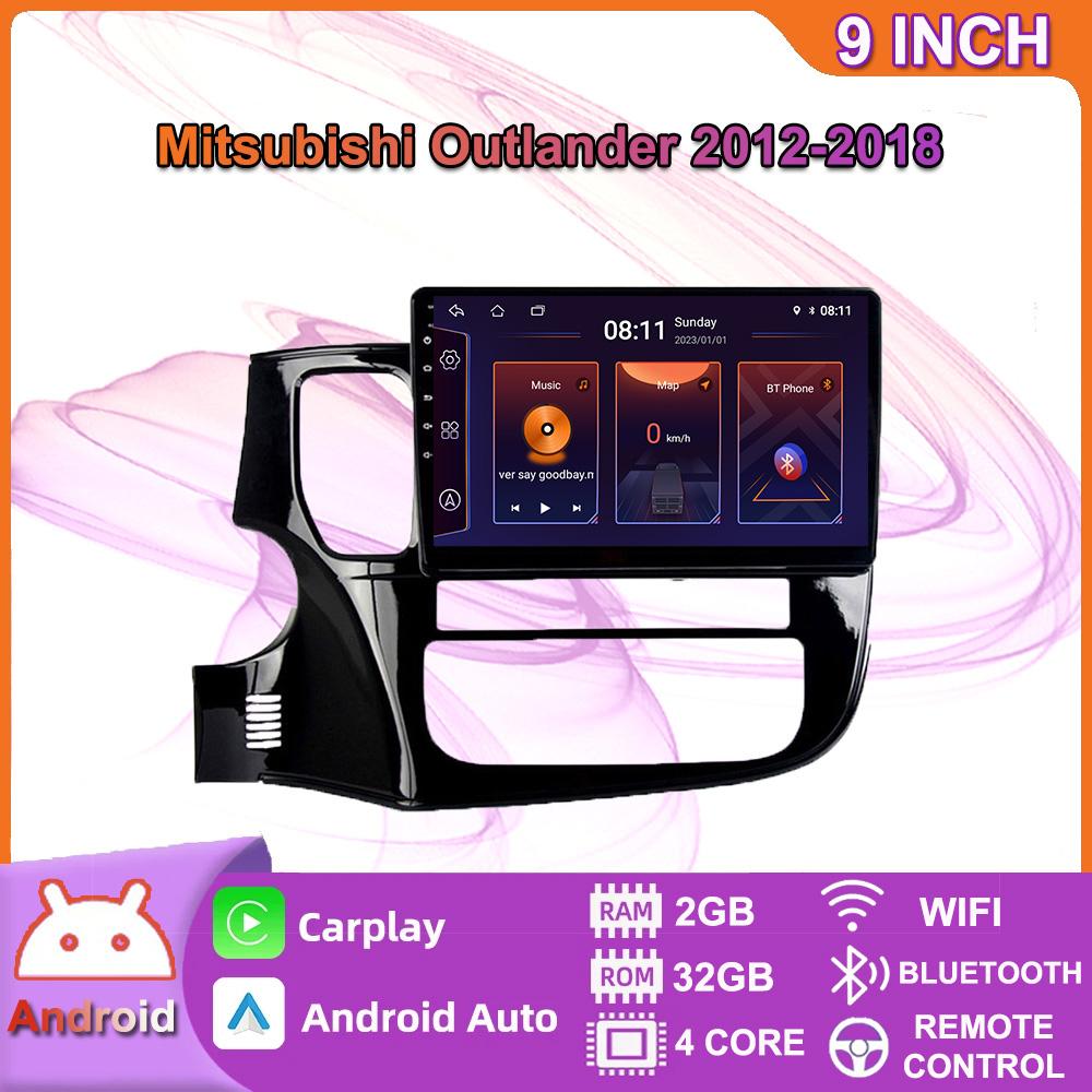 Car Radio Android Auto For Mitsubishi Outlander 2012-2018 Multimedia Player GPS Naigation Stereo Carplay HU 2+32GB