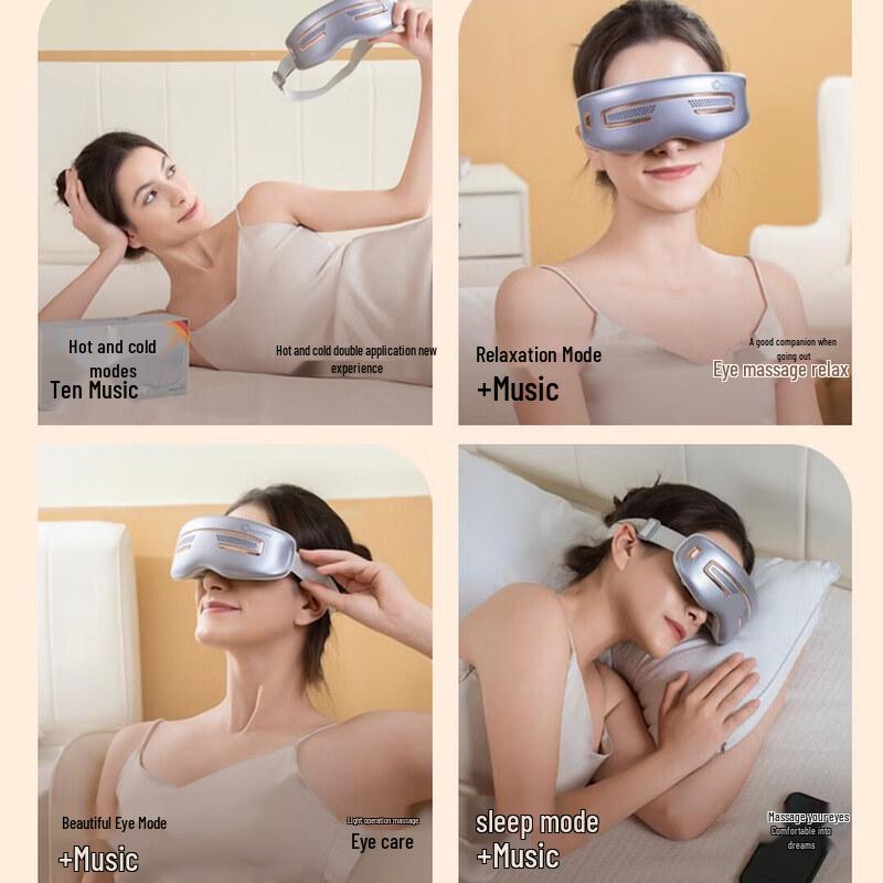 WayourCare Eye Massager with Heat and Compression CN plug (adapter included)