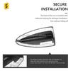 ES Real Dry Carbon Fiber Exterior Accessories Carbon Fiber Car Accessories Shark Fin Antenna for BMW Carbon E82 E46 E90 E92