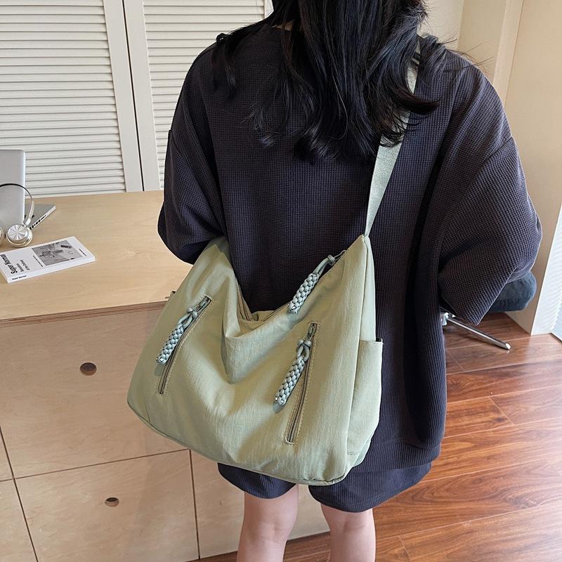 Сумка кроссбоди, Сумка большой вместимости, Сумка-пельмень для поездок на работу, Водонепроницаемая и простая одноплечевая сумка