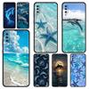 Чехол для телефона Samsung A56 A36 A26 A24 A12 A14 A16 A50 A70 A20E A10S A22 A40 A34 A54 A42 A52 5G A04s A06 Чехол Океан Дельфин