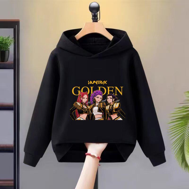 Худи Толстовки Девочки Стильная Толстовка с Мультяшным Принтом Повседневная Удобная Худи Свободного Кроя