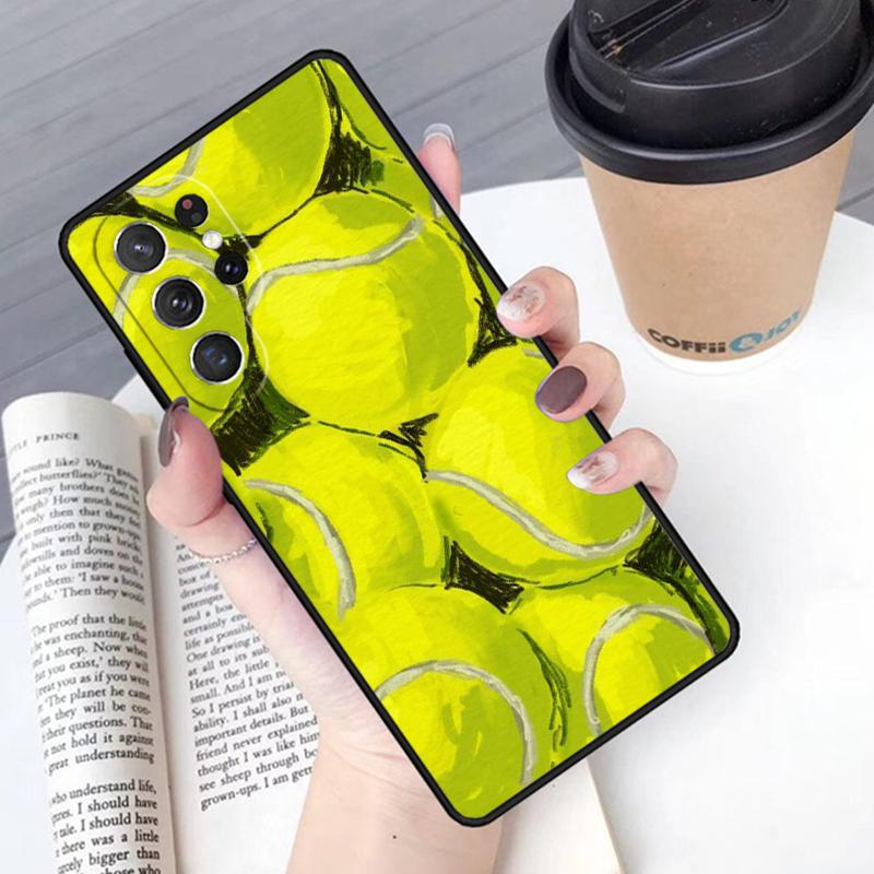 Чехол для телефона с изображением теннисных мячей Для Samsung Galaxy S24 S25 Ultra S21 S22 Ultra S10E Note 10 Plus Note 20 FE S23