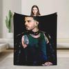 Rauw Alejandro Flannel Throw Blanket for Kids and Adults  Soft Warm Bedspread for Couch or Bed Quality Gift