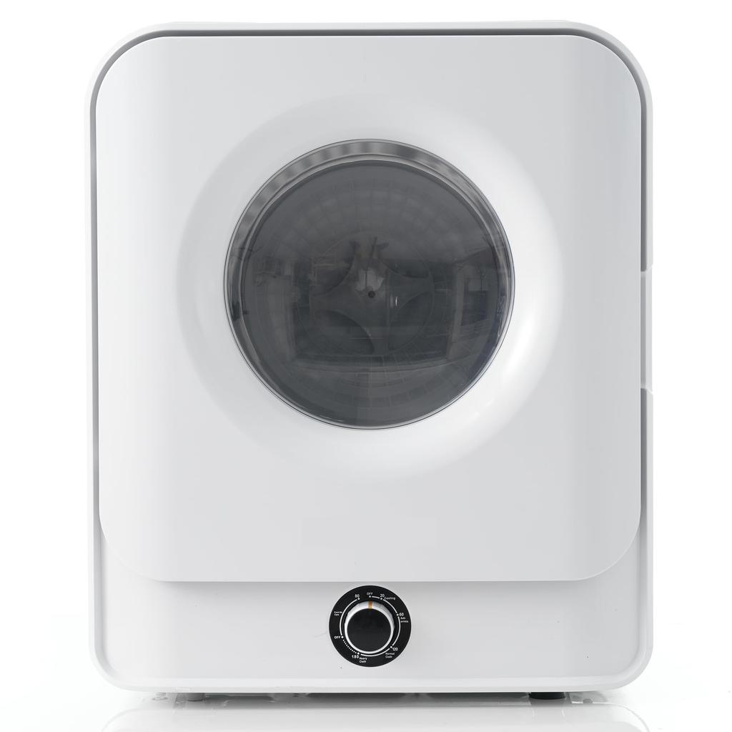 Flieks Clothes Dryer with 5 Programs, Wall-mountable Vent Dryer, 3KG/ Actually Up To 4.5KG, 830W [Energy Class C]