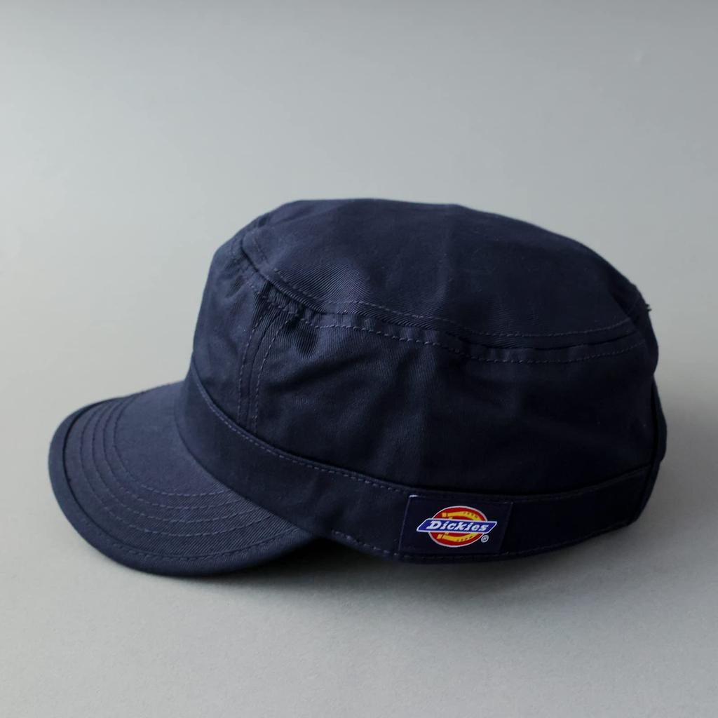 Dickies Basic Work Cap, Unisex, Men's and Women's (JP, Alphabet, Free Size, Navy (Short Brim))