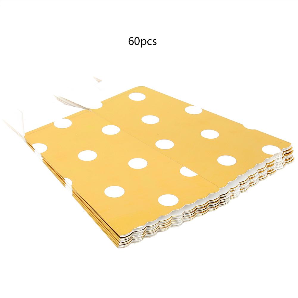 60 шт полосатые пакеты для попкорна коробки для угощений на день рождения детей киновечеринка горячие