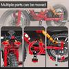 2 Style Bicycle Building Blocks Mountain Bike Model Decoration Simulation Car Model Children Educational Assembled Toys