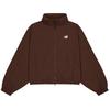 New Balance Куртки Женские Коричневые Стойка Умеренные Другие WJ613846-ABJ