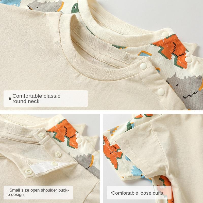 Baby Clothes Casual Short-sleeved T-shirts Summer Clothes Boys Girls Baby Children Children Summer Half-sleeved Tops