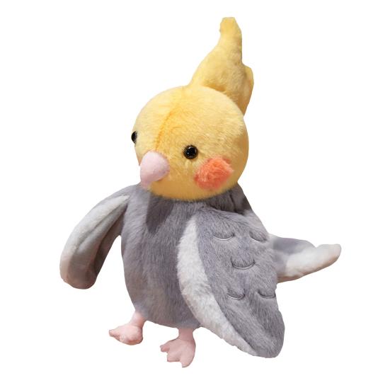 Кукла-марионетка попугай Yousheng для детей, плюшевые куклы-животные для ролевых игр и обучения, красочная мягкая игрушка-птица для рассказывания историй