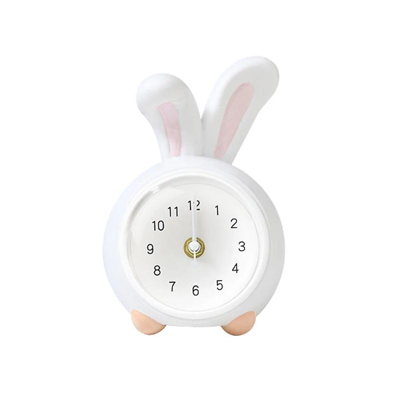 Cartoon Cute Little Alarm Clock Children Wake Up Alarm Clock Students Silent Desk Clock Bedroom Bedside Clocks
