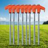 Heavy Duty 8Pcs Camping Pegs with Hex Socket Drill In Design for Secure Tent Anchoring and Stability Outdoors