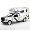 1/32 Ford Luxury RV Recreational Vehicles Car Model Diecast Camper Van Motorhome Touring Car Model Toy Sound Light Childrens Toy Gift