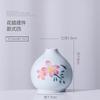 Hand Drawn Small Vase Mini Ceramic Hydroponic Planter Blue and White Porcelain Flower Arrangements Home Decoration Accessories