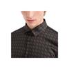Armani Exchange Сатиновая хлопковая рубашка с принтом по всей поверхности Мужские рубашки Черный 6DZC45-ZNZRZ-72AF