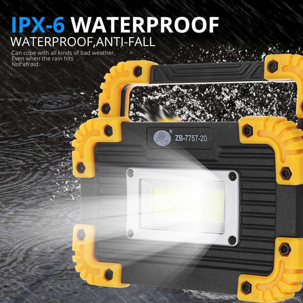 Портативный светодиодный фонарик 100 Вт 1800 лм супер яркий светодиодный рабочий светильник прожектор USB перезаряжаемый для ремонта автомобиля уличная лампа для кемпинга