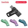 SanDisk 128GB OTG Ultra Dual Drive Go Drive USB 3.2 Type-C Flash the 2-in-1 Flash Drive USB-A/USB-C 64GB 256GB 512GB 1TB Up To 400MB/s for Phone PC