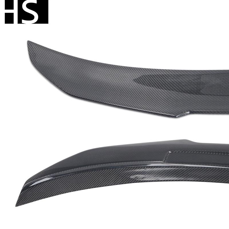 Carbon Fiber Rear Wing Spoiler for 14-20 BMW 4 Series F33/M4 F83 Convertible, PSM Style
