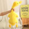 Cute Duck Plush Toys Huge Duck Pressing Will Make A Sound Sleep Pillow Soft Stuffed Animal Goose Doll Birthday Gift