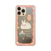 Oil Painting Rabbit Suitable for Iphone14 Apple 16promax Mobile Phone Case 15 Makeup Mirror Xs Anti Fall 8p11