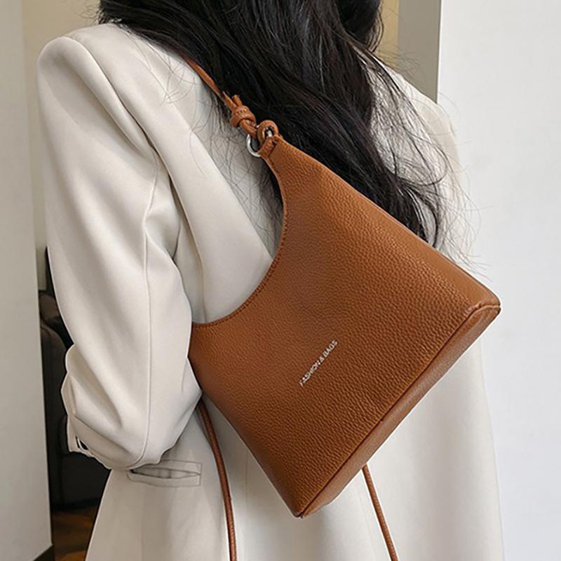 Летние повседневные сумки через плечо для женщин, новая модная универсальная сумка через плечо, простые однотонные женские сумки из искусственной кожи