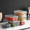 Небольшие коробки для хранения продуктов питания Холодильник Замороженное мясо Овощи Свежесть-Сохранение Прозрачная кухонная герметичная коробка для хранения
