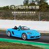 1:24 Porsche 718 Кабриолет Спортивный Автомобиль Модель Легкосплавного Автомобиля Металлическая Модель Автомобиля Украшения Коллекция Мальчик