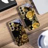 Бабочка из лепестков роз Для Samsung Galaxy S26 S20 FE S21 S22 S23 Plus S24 Ultra 25Ultra S21+ S9 S22 S8 Золотой стеклянный чехол для телефона