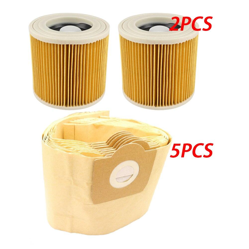 Пылевой фильтр для пылесосов Karcher WD2250 WD3200 MV2 MV3 WD2 WD3, детали картриджа HEPA-фильтра