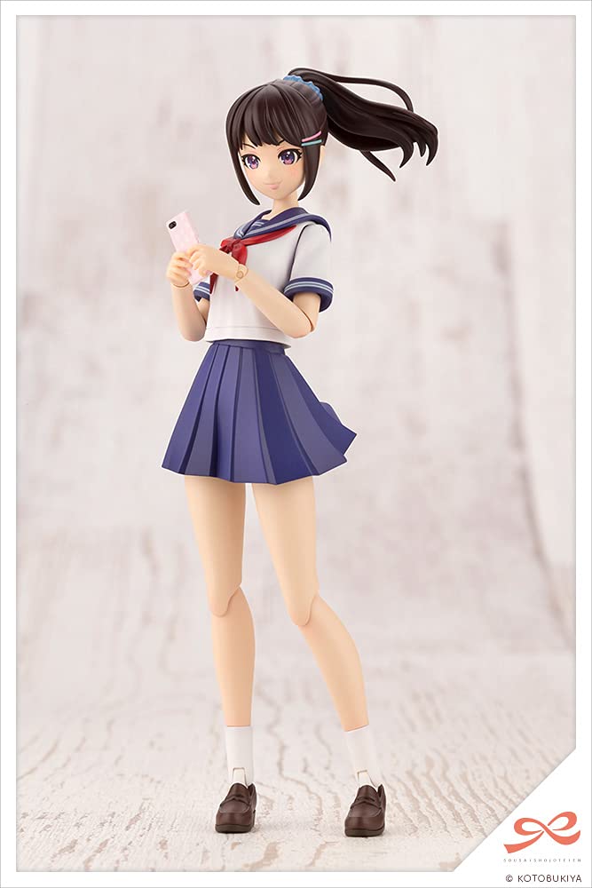 Kotobukiya Сосай Мадока Юки Старшая школа Летний Пластиковый Набор Моделей Многоцветный Девушки Тэй (Униформа Тохо)