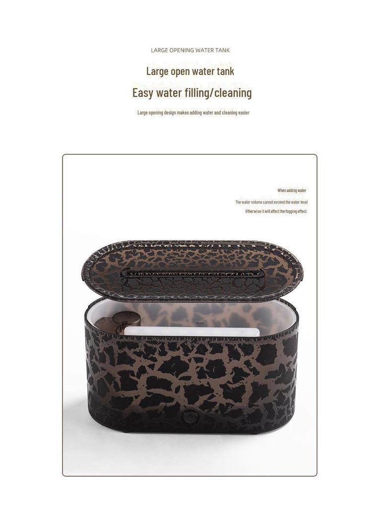 USB Aromatherapy Diffuser: Creative Cross-Border Humidifier with Colorful Light & Essential Oil Compatibility