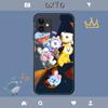 BT21 Милый Kpop Мультяшный Чехол для iPhone Samsung Galaxy Redmi Note S 17 16 15 14 13 20 24 25 54 Pro Max Ultra Fe Чехол из Закаленного Стекла