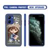 Cute Cartoon Girl Phone Case for iPhone 14 13 12 11 Pro Max Samsung Galaxy S20 FE A52 S23 Infinix Slim Matte Back Cover Lens Protection Cases