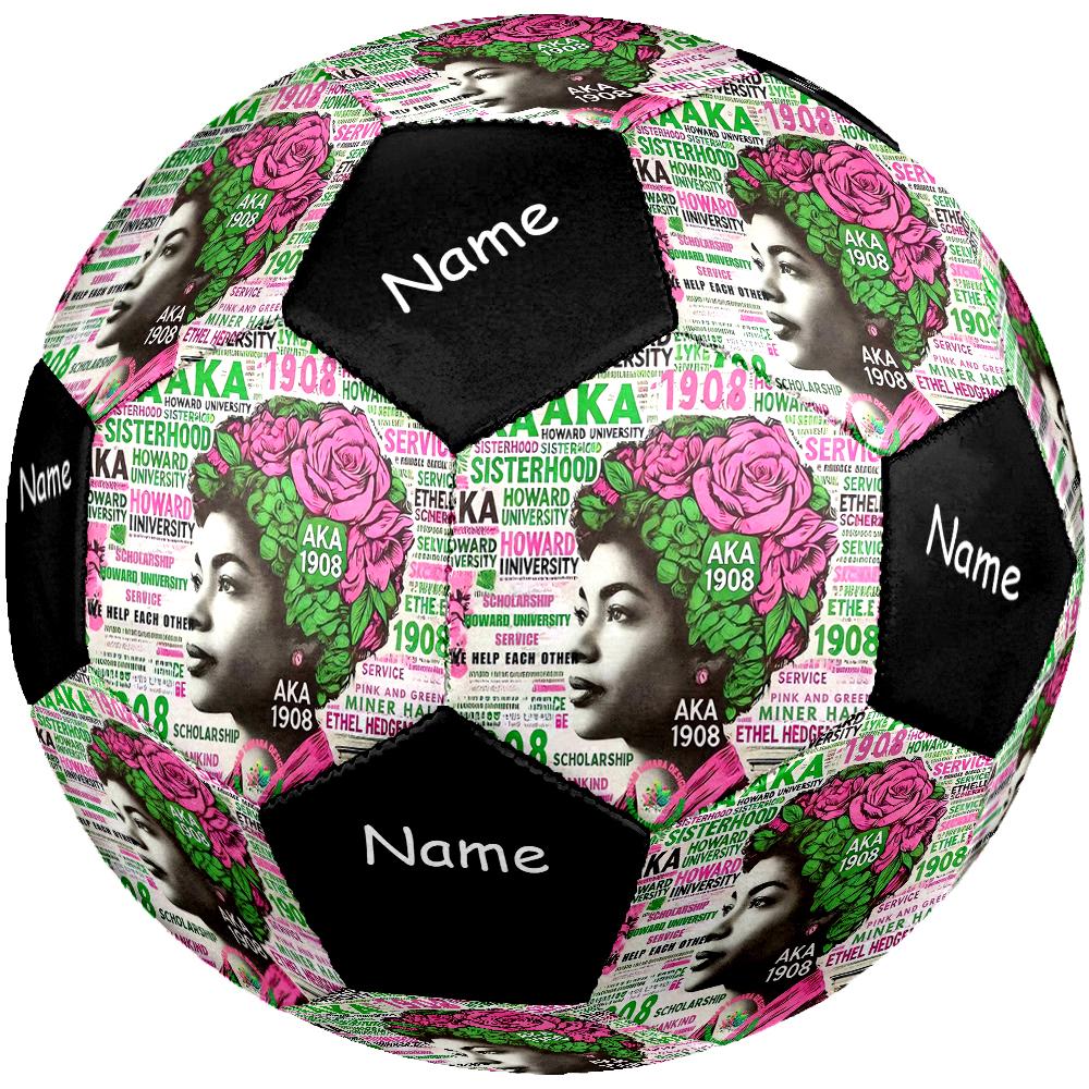 Custom Name AKA Theme Size 5 Soccer Ball, Suitable for Both Indoor and Outdoor Matches, a Gift Suitable for Everyone.